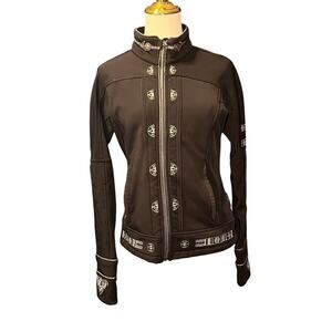 Hell is For Heroes Women's Polartec Black Ski Jacket.  Size 44/US 10